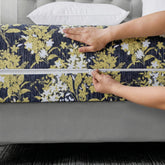 100% Cotton Printed Zipper Mattress Cover -