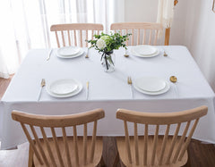 100%Cotton Dinning Set -WHITE - Aura living