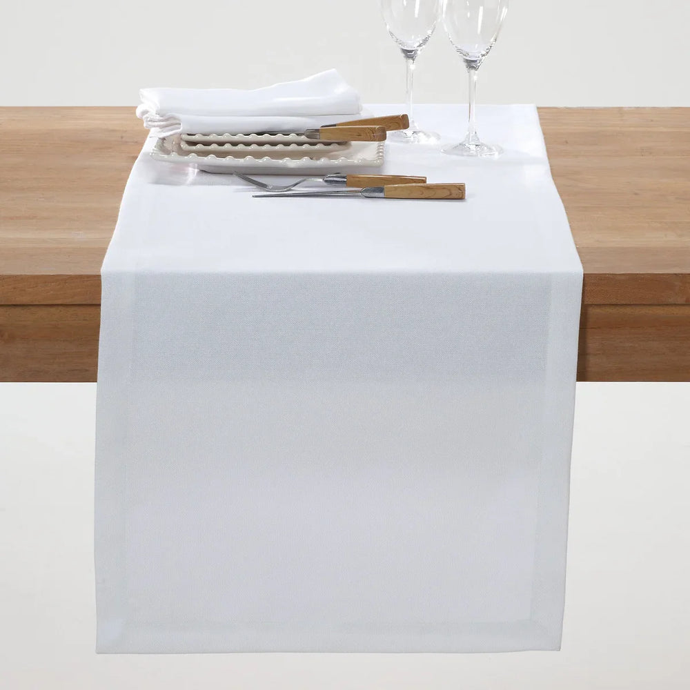 100%Cotton Dinning Set -WHITE - Aura living