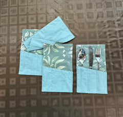Green Garden With Aqua Color Cutlerey Set