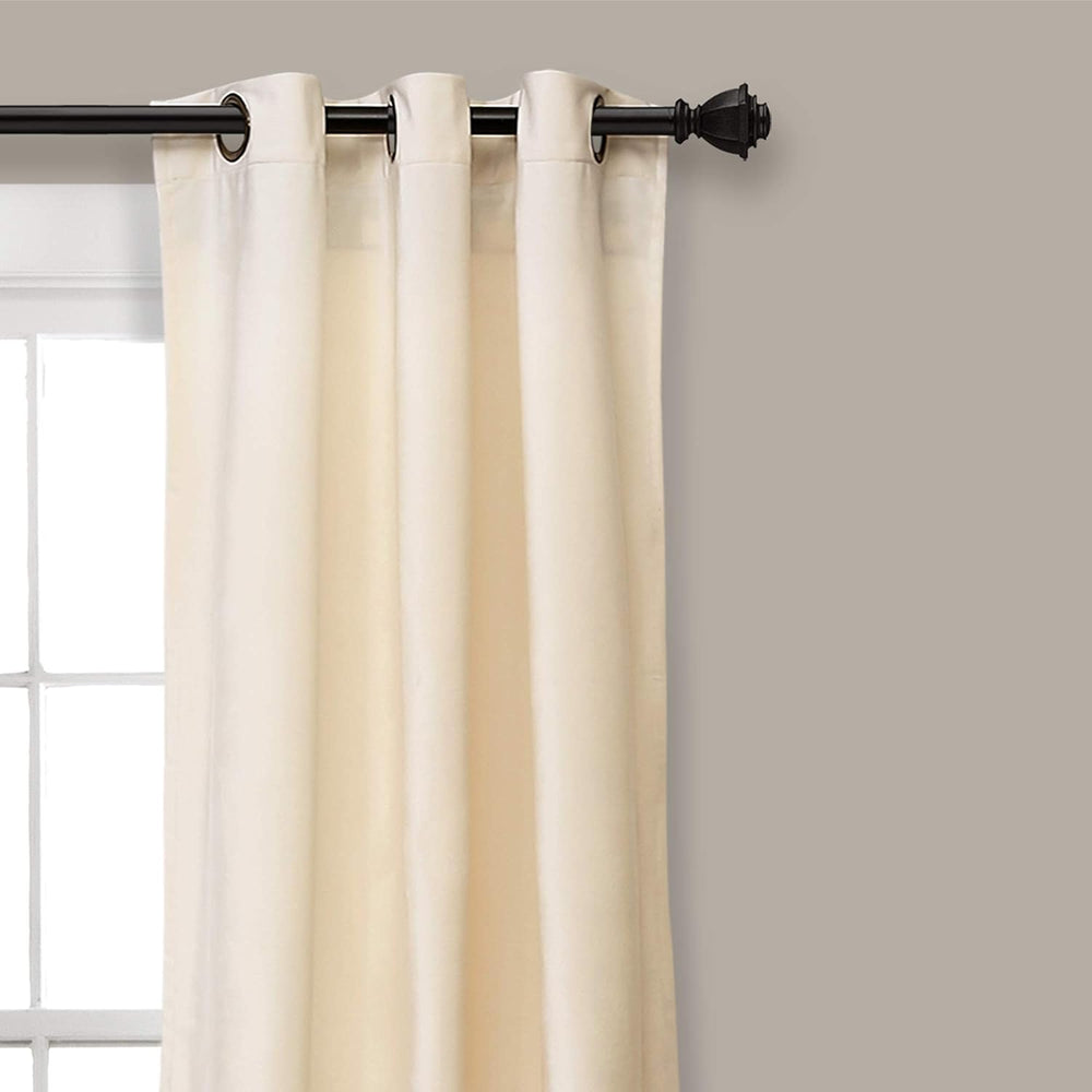 Creem Premium Quality Velvet Curtain -1 Panel - Aura living