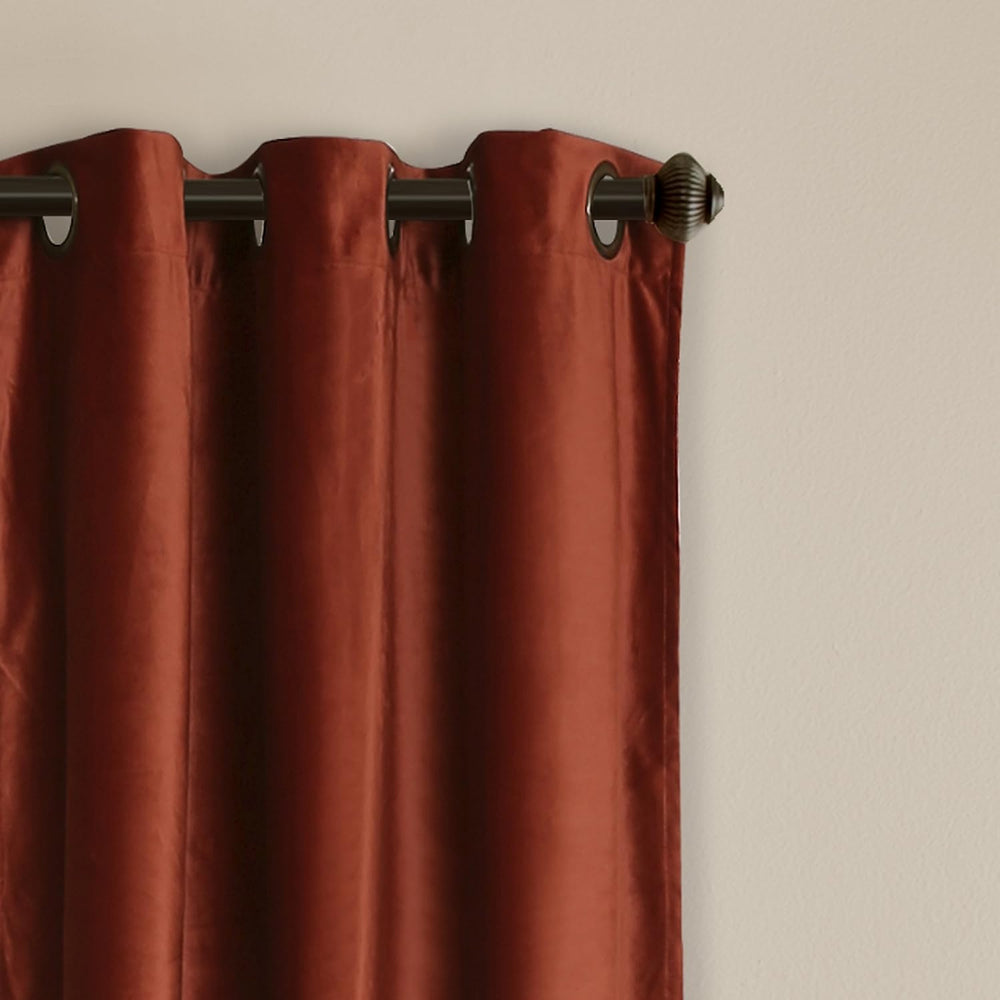 Brown Premium Quality Velvet Curtain -1 Pane - Aura living