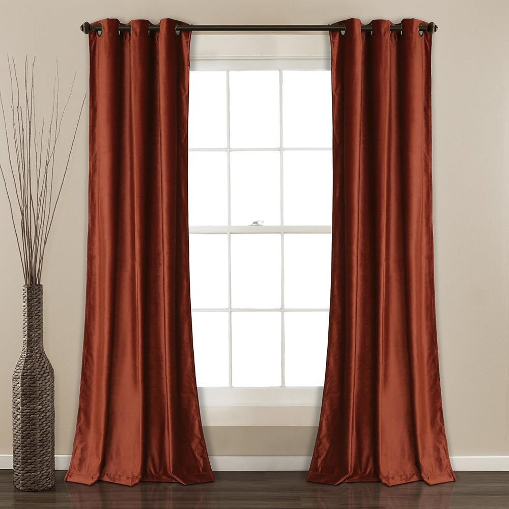 Brown Premium Quality Velvet Curtain -1 Pane - Aura living