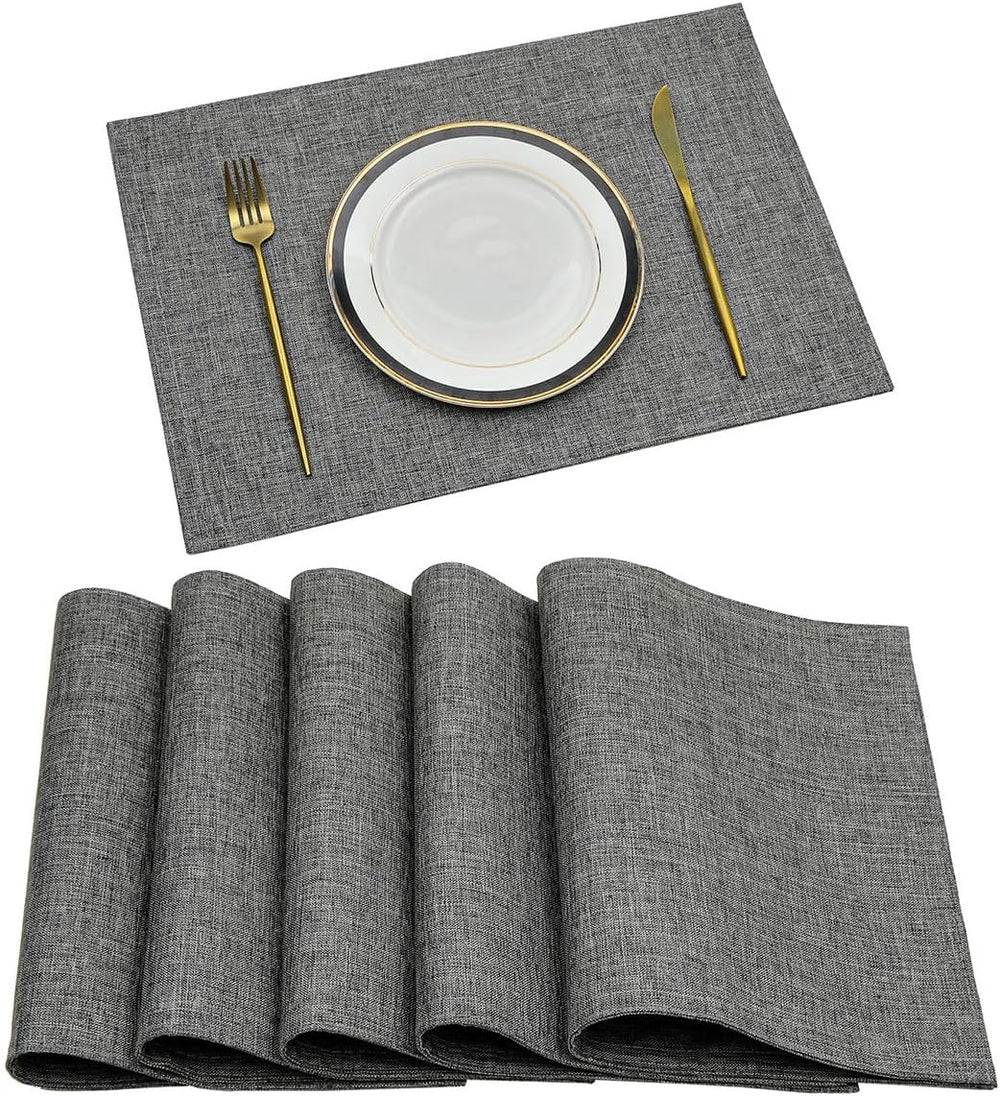 Jute Table Mat Set - Grey - Aura living