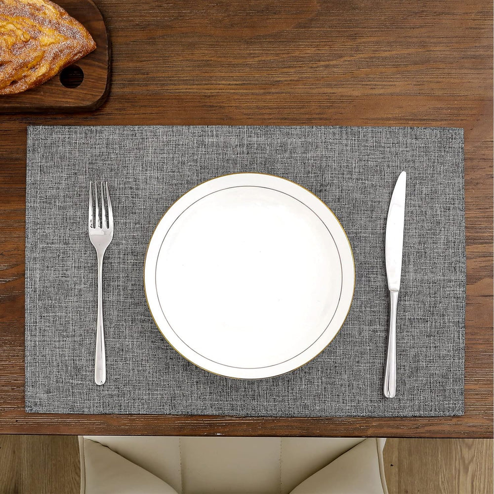 Jute Table Mat Set - Grey - Aura living