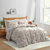 Cotton Printed Duvet Cover set Blush Blossoms