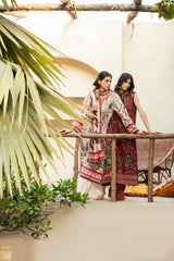 Printed - Lawn - 3pc - D136 - Acai