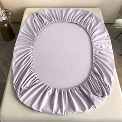 Light Lilac Egyptian Cotton Fitted Sheet Set - Aura living