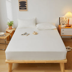 Dove White Egyptian Cotton Fitted Sheet Set - Aura living