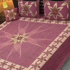 4Pc Velvet Jaquard Bedsheet AL # 4024