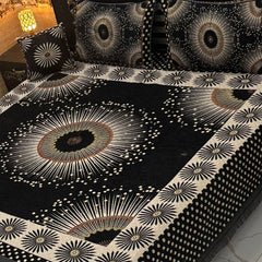 4Pc Velvet Jaquard Bedsheet AL # 4047