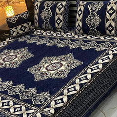 4Pc Velvet Jaquard Bedsheet AL # 4007