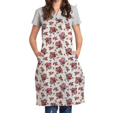 100% Cotton Waterproof Apron For Kitchen - Rose Garden - Aura living