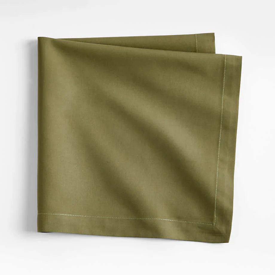 100% Cotton Napkin Set - Moss - Aura living