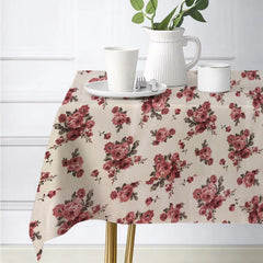 Waterproof Cotton Reversible Dinning Set - Rose Garden - Aura living