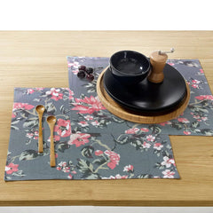 Printed CottonRe Revrsable Dinning Set - Flowrence