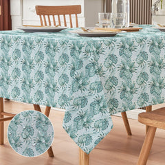 Waterproof Cotton Dinning Set - Palm Leaves - Aura living