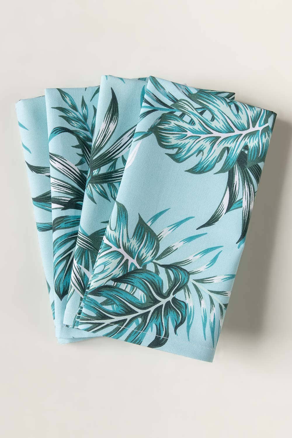 Waterproof Cotton Dinning Set - Palm Leaves - Aura living
