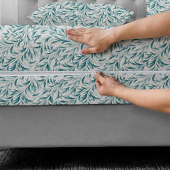 Printed Zipper Mattress Cover -