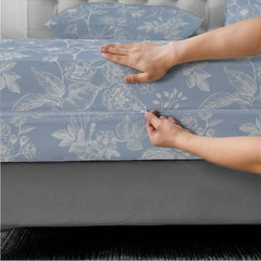 Printed Zipper Mattress Cover -