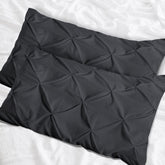 Luxury Cotton Pintuck Pillowcases Pack of 2 - Aura Living