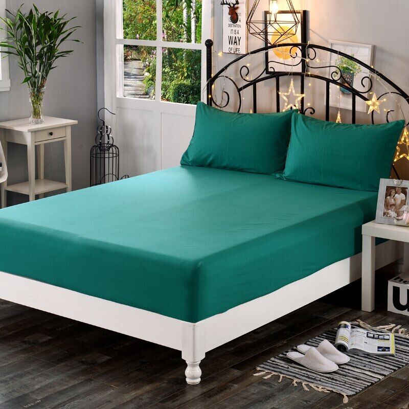 Embreld Green Egyptian Cotton Fitted Sheet Set - Aura living