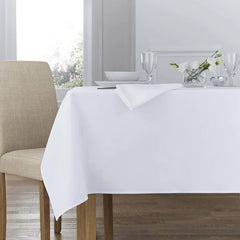 100%Cotton Dinning Set -WHITE - Aura living