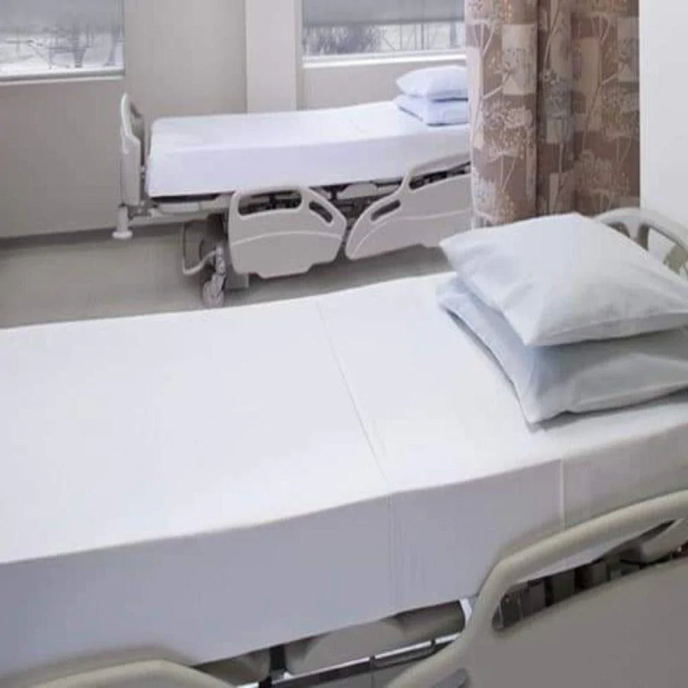 150 TC Plain Cotton Hospital sheets - Aura Living