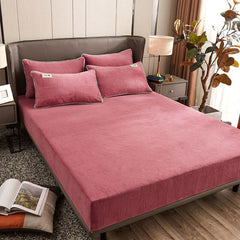 Velvet spread Sheet - Rose Pink
