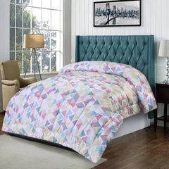 Big Triangle Reversible Printed Comforter - Aura Living