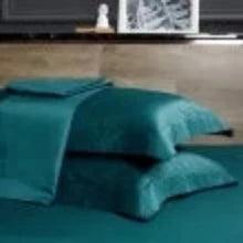 Plain Dyed Luxury Duvet Set Green - Aura living