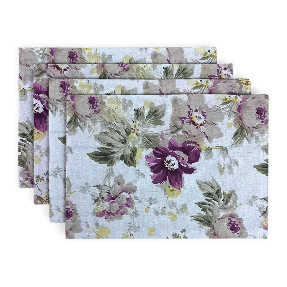 Printed Cotton Revrsable Dinning Set - Brookblad Flowral