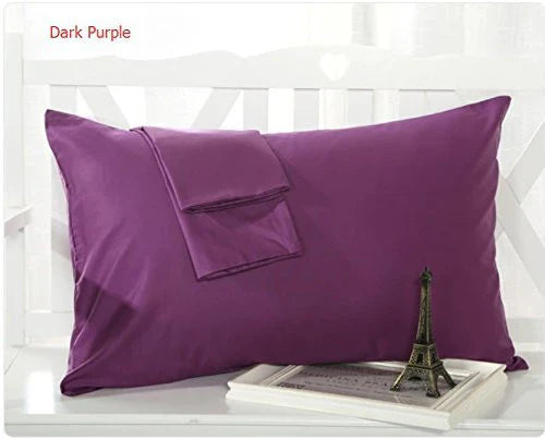 Plain Dyed Cotton Pillow Cases