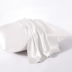Mulberry Silk Pillowcase Pair White - Aura living