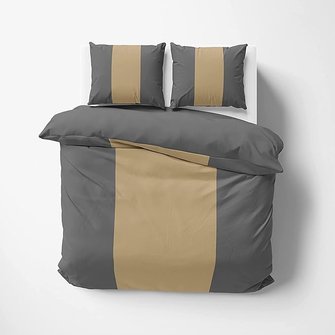 MODERN HOTLE STYEL COTTON SATIN DUVET COVER SET - Aura living