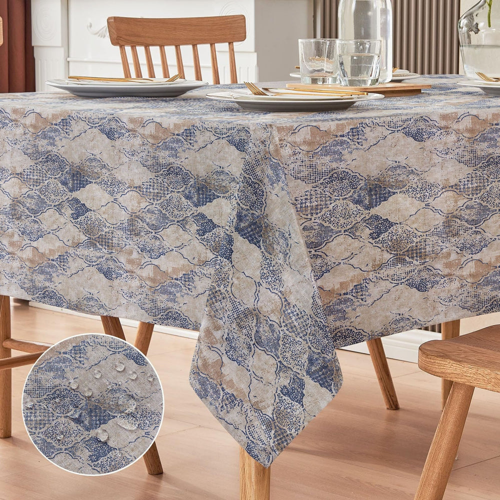 Waterproof Cotton Reversible Dinning Set - Ankara - Aura Living