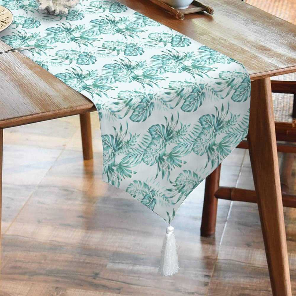 Waterproof Cotton Dinning Set - Palm Leaves - Aura living