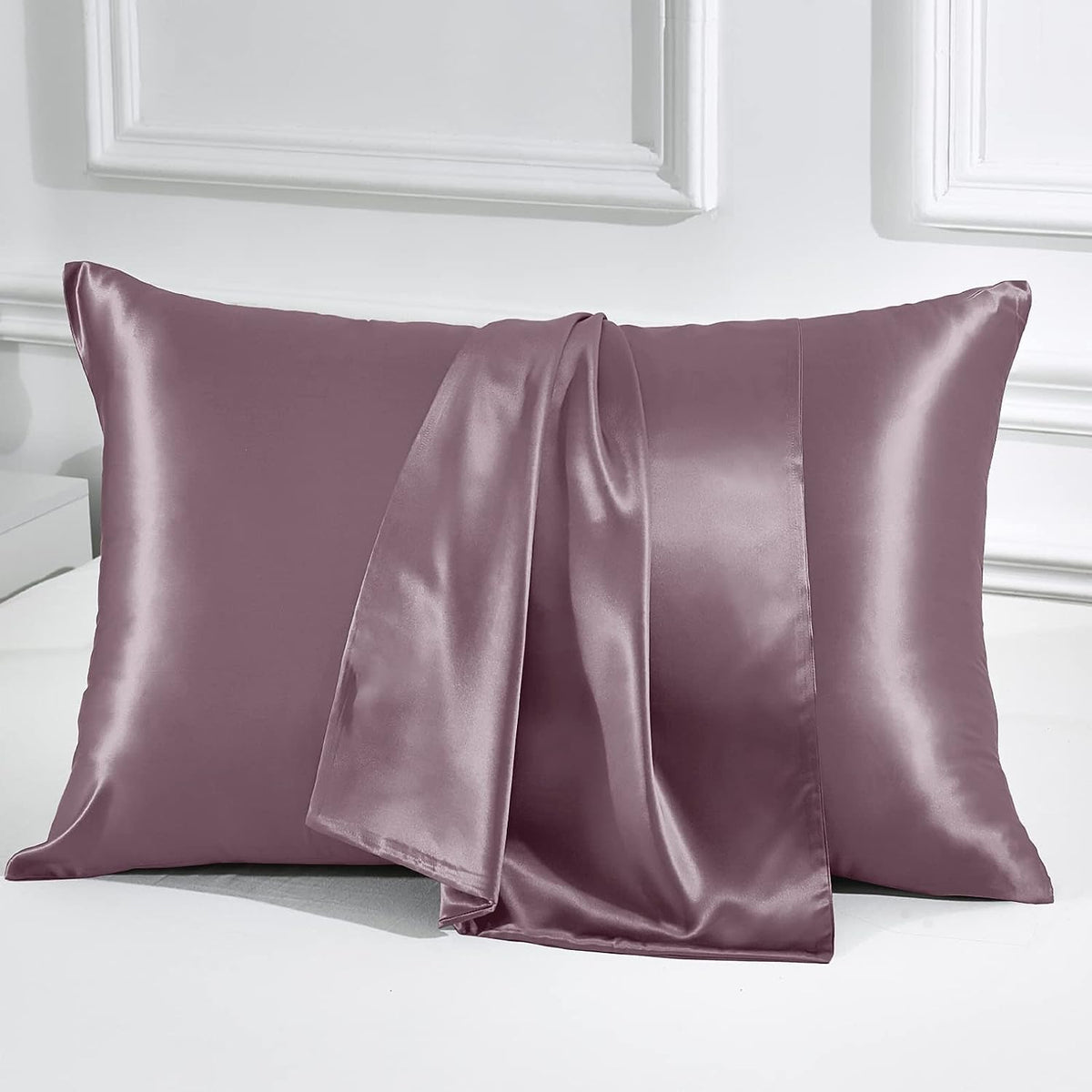 Mulberry Silk Pillowcase Pair Lilac - Aura Living