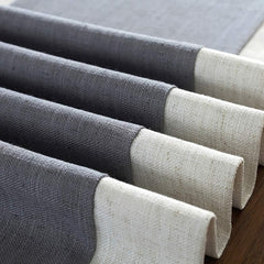 Jute Table Runner- White And Grey - Aura Living
