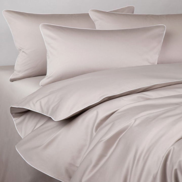 Luxury Satin 400 TC Duvet Cover Set with Piping