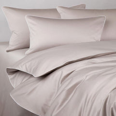 Luxury Satin 400 TC Duvet Cover Set with Piping