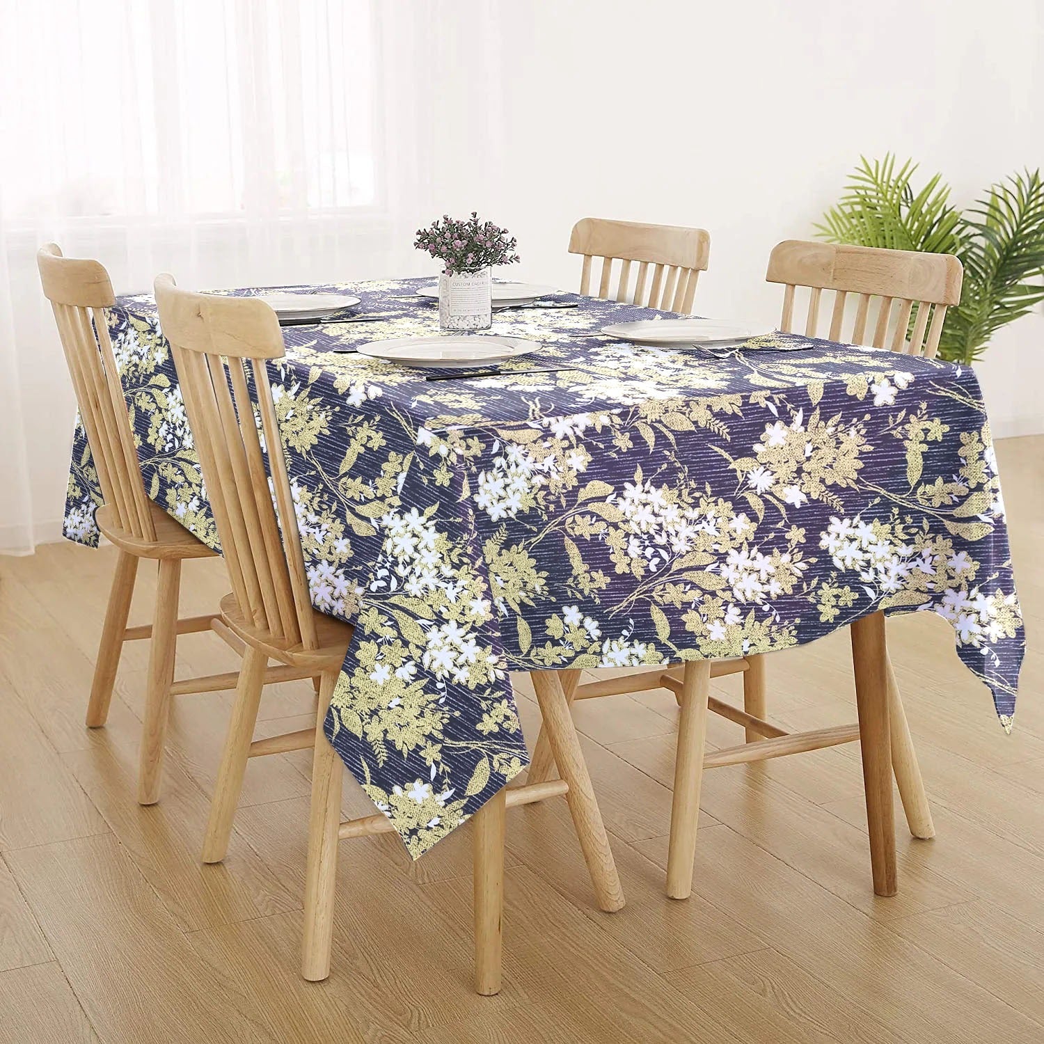 Printed Cotton Reversable Dinning Set - Sunshine