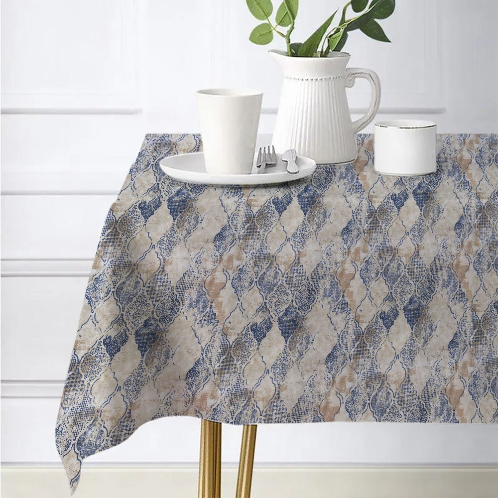 Waterproof Decorative Printed Cotton Table cover - Ankara - Aura Living