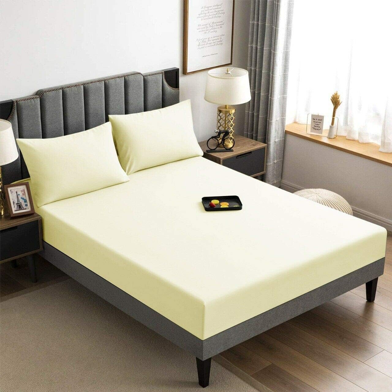 Creem Egyptian Cotton Fitted Sheet Set - Aura living