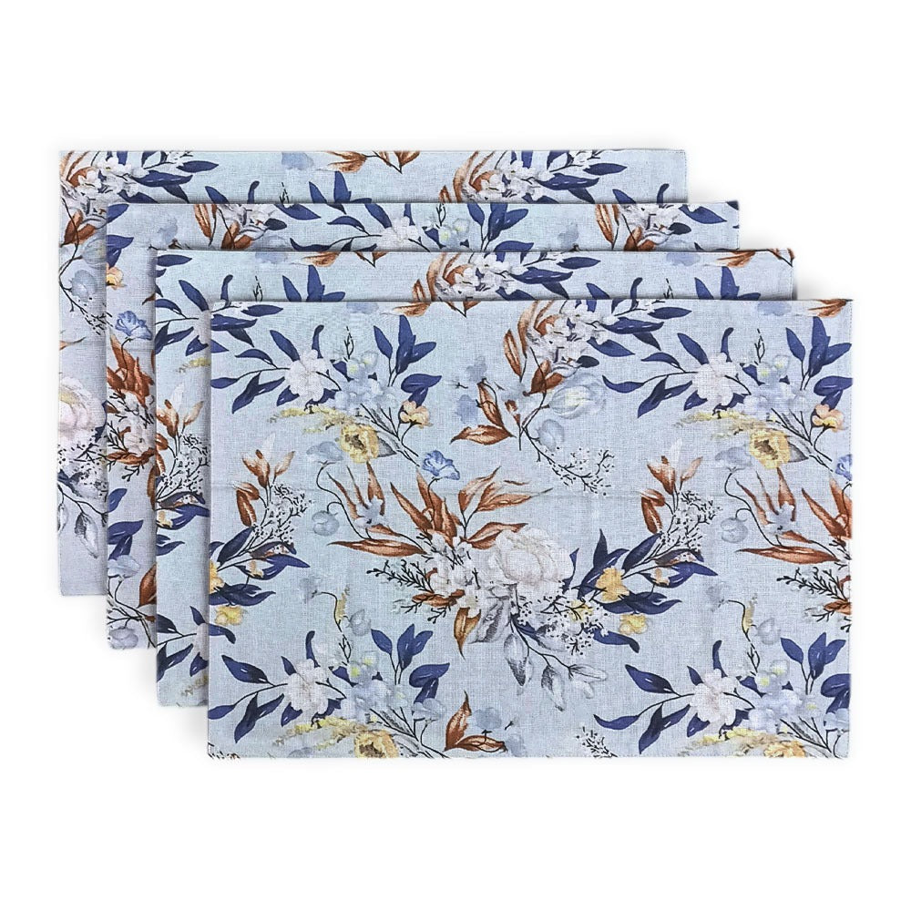 Printed Cotton Revrsable Dinning Set - Summer Garden