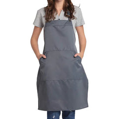100% Cotton Apron For Kitchen - Dark Grey - Aura Living