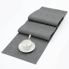 Jute Table Runner- Grey - Aura Living