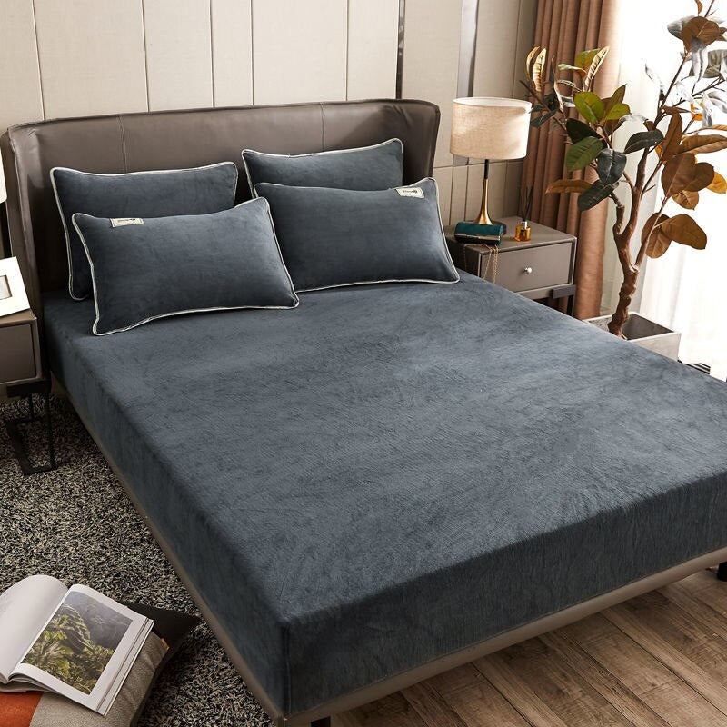 Velvet spread Sheet - Grey