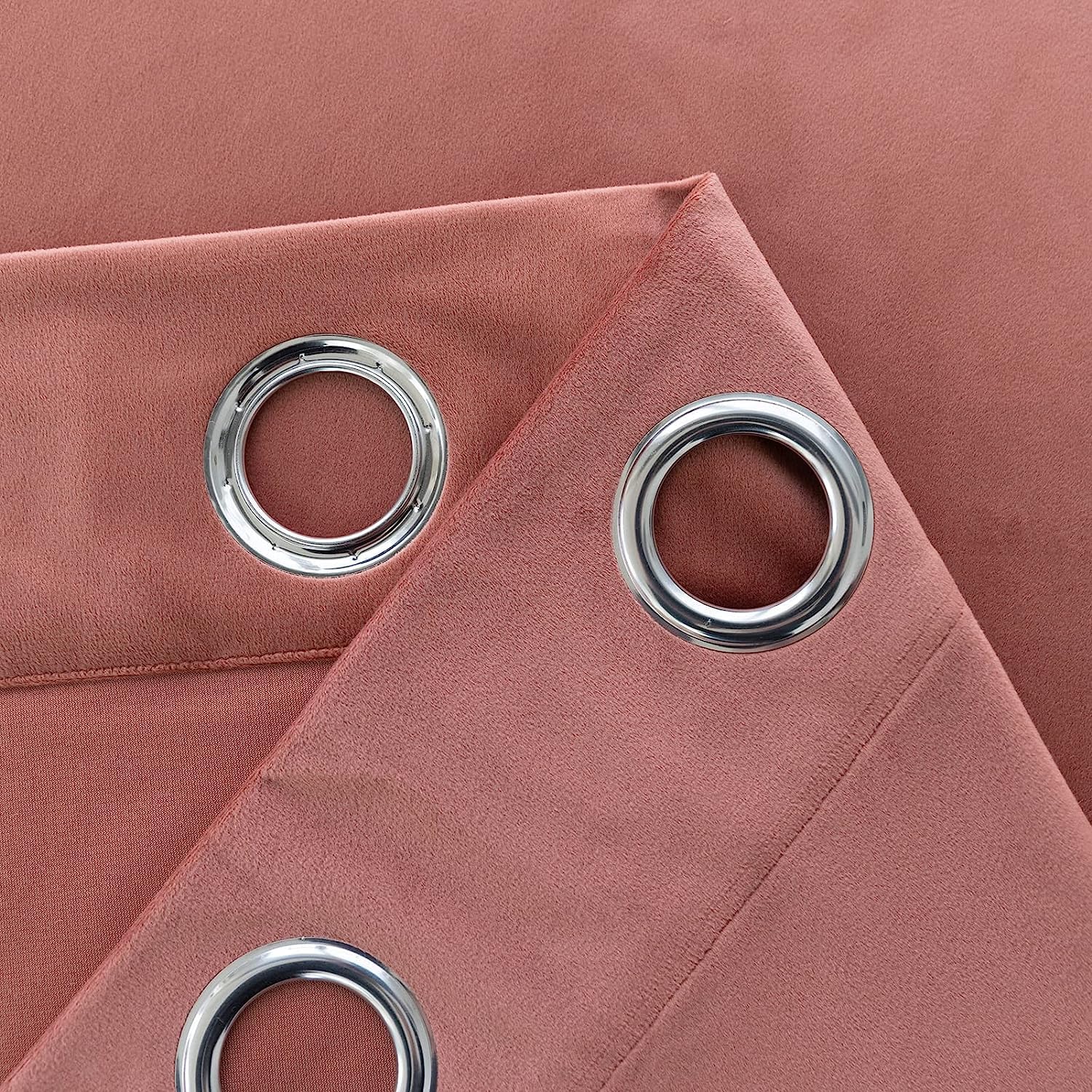 Blush Pink Premium Quality Velvet Curtain -1 Panel - Aura Living