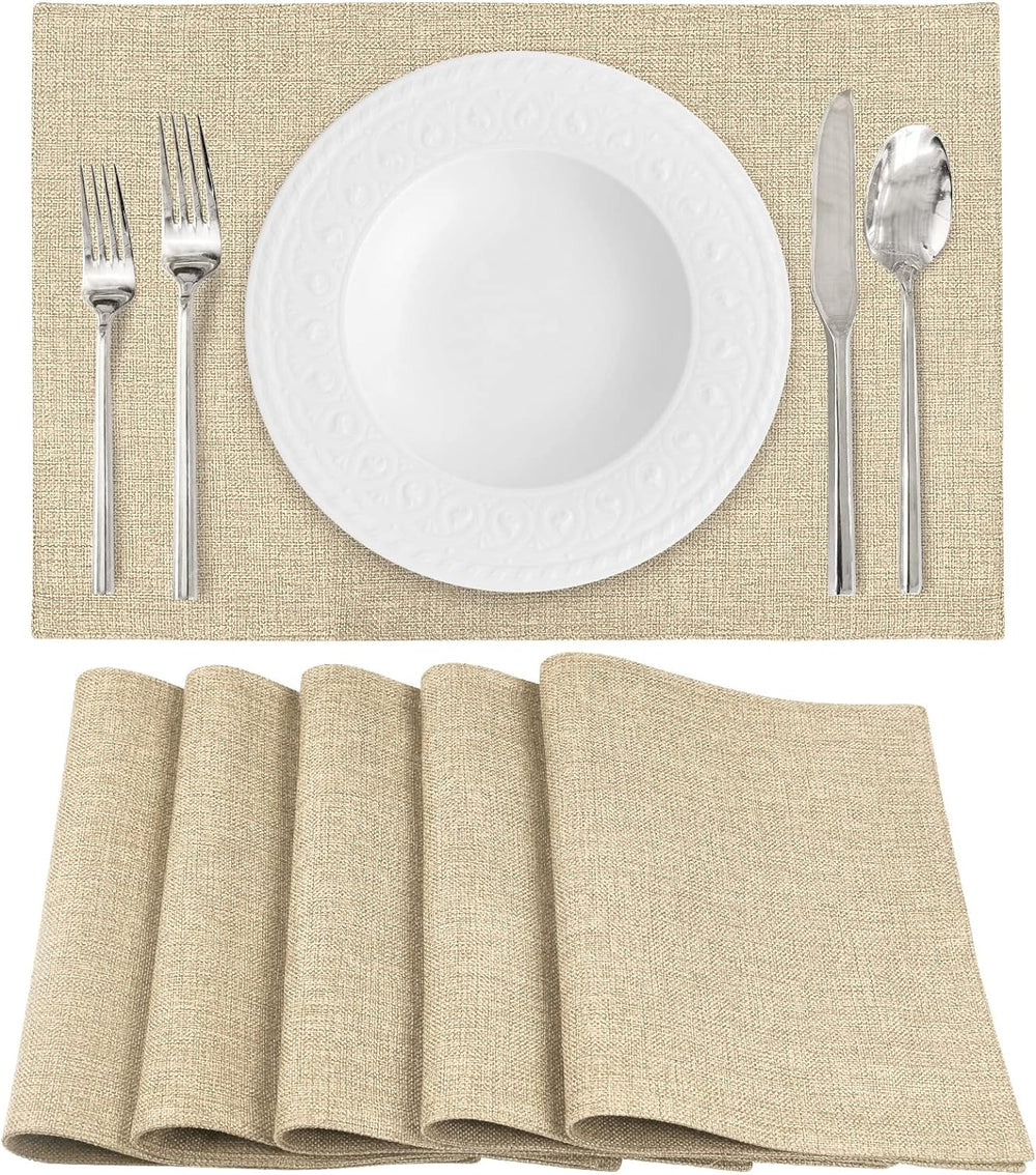 Jute Table Mat Set - Beige - Aura Living